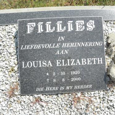 FILLIES Louisa Elizabeth 1920-2000