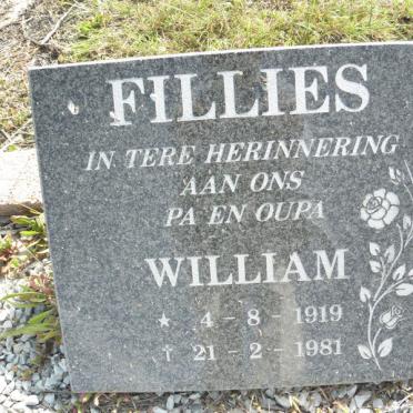 FILLIES William 1919-1981