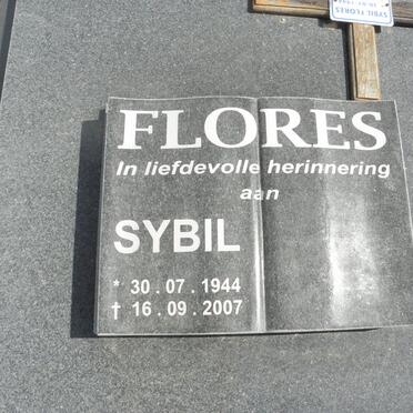 FLORES Sybil 1944-2007