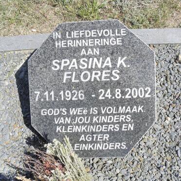 FLORES Spasina K. 1926-2002