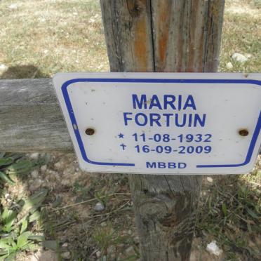 FORTUIN Maria 1932-2009