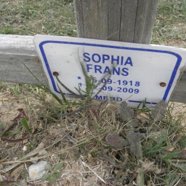 FRANS Sophia 1918-2009