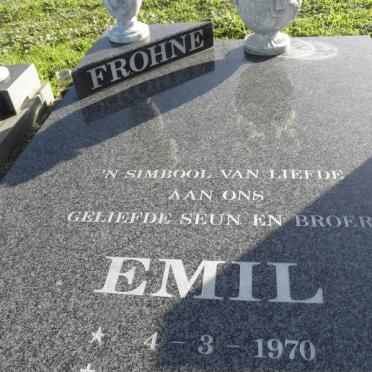 FROHNE Emil 1970-2002
