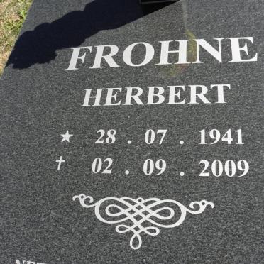 FROHNE Herbert 1941-2009