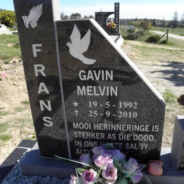 FRANS Gavin Melvin 1992-2010