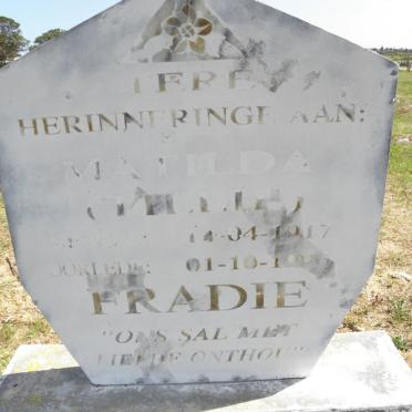 FRADIE Mathilda 1917-1996