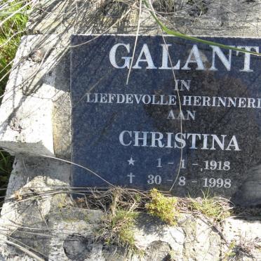 GALANT Christina 1918-1998