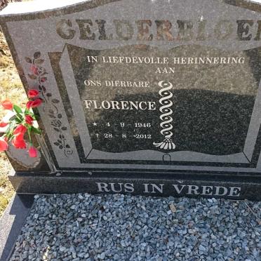 GELDERBLOEM Florence 1946-2012