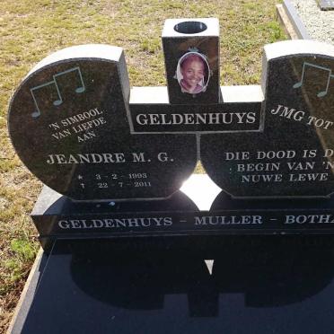 GELDENHUYS Jeandre Mcelany Graeme 1993-2011