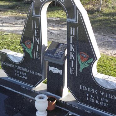 GERICKE Hendrik Willem 1919-1987 &amp; Magdalena Petronella BOTHA 1918-2003