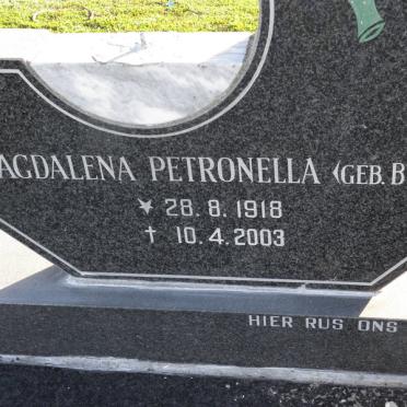 GERICKE Hendrik Willem 1919-1987 &amp; Magdalena Petronella BOTHA 1918-2003