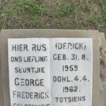 GELDENHUYS George Frederick 1959-1962