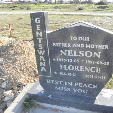GENTSWANA Nelson 1920-1991 &amp; Florence 1935-2001