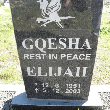 GQESHA Elijah 1951-2003