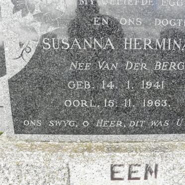 GREEN Susanna Hermina J.E. nee VAN DER BERG 1941-1963