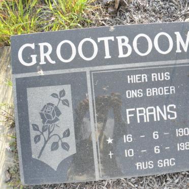 GROOTBOOM Frans 1903-1982