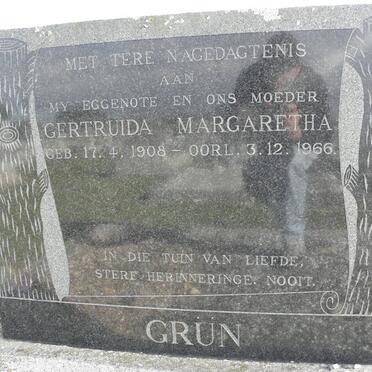 GRÜN Gertruida Margaretha 1908-1966