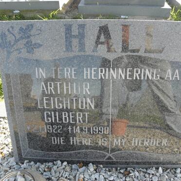 HALL Arthur Leighton Gibert 1922-1990