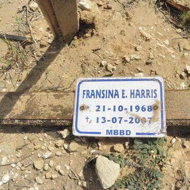 HARRIS Fransina E. 1968-2007