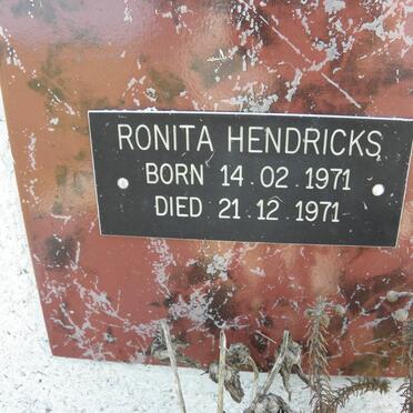 HENDRICKS Ronita 1971-1971