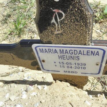 HEUNIS Maria Magdalena 1939-2010