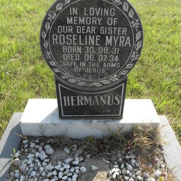 HERMANUS Roseline Myra 1931-1934