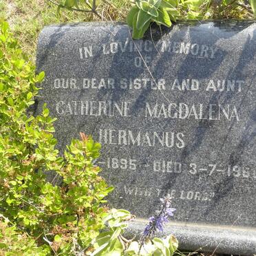 HERMANUS Catherine Magdalena 1895-1960