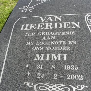 HEERDEN Mimi, van 1935-2002