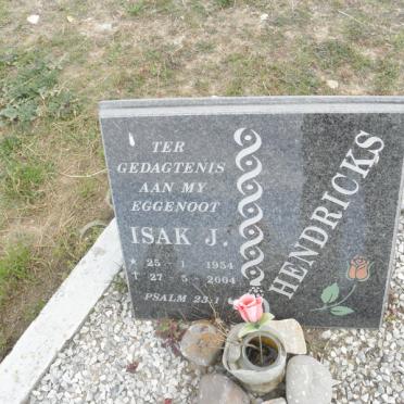 HENDRICKS Isak J. 1954-2004