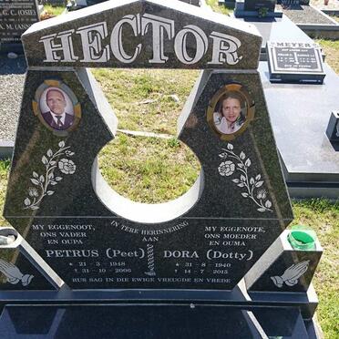 HECTOR Petrus 1948-2006 &amp; Dora 1940-2015