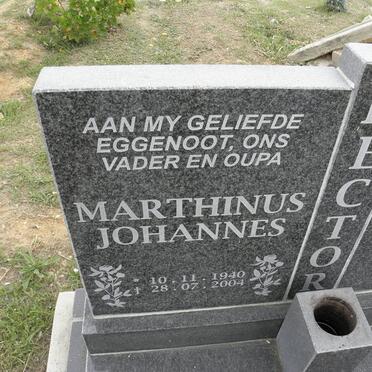 HECTOR Marthinus Johannes 1940-2004