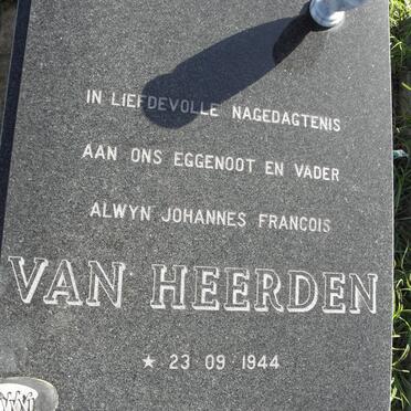 HEERDEN Alwyn Johannes Francois, van 1944-1994