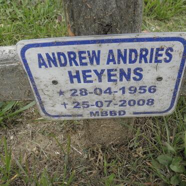 HEYENS Andrew Andries 1956-2008