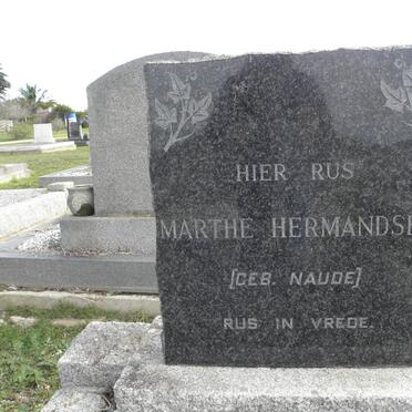 HERMANDSEN Marthe nee NAUDE