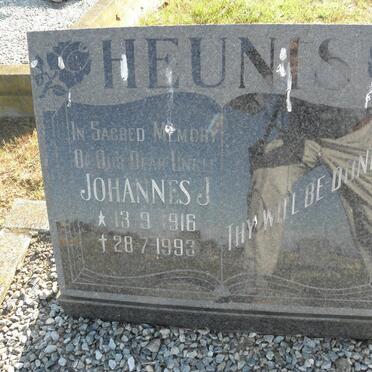 HEUNIS Johannes J. 1916-1993