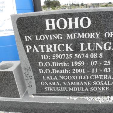 HOHO Patrick Lunga 1925-2003 