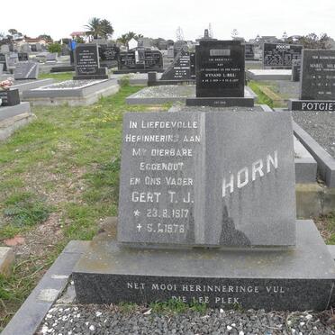 HORN Gert T.J. 1917-1976