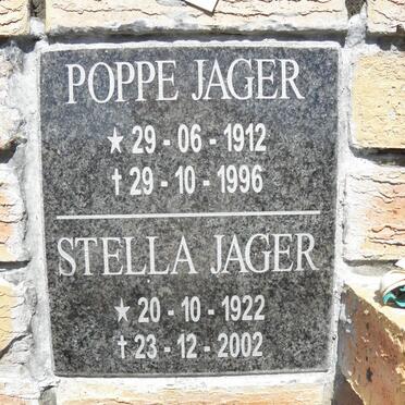 JAGER Poppe 1912-1996 :: JAGER Stella 1922-2002