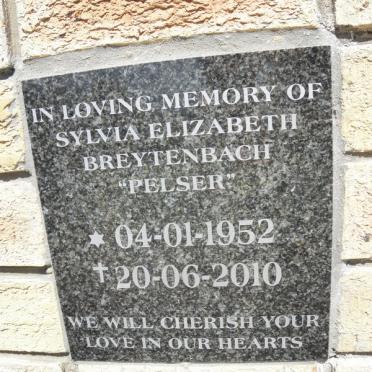 BREYTENBACH Sylvia Elizabeth nee PELSER 1952-2010