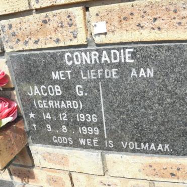 CONRADIE Jacob G. 1936-1999