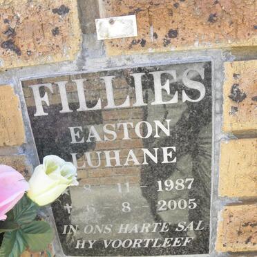 FILLIES Easton Luhane 1987-2005