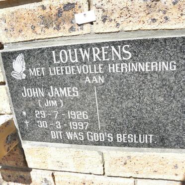 LOUWRENS John James 1926-1997