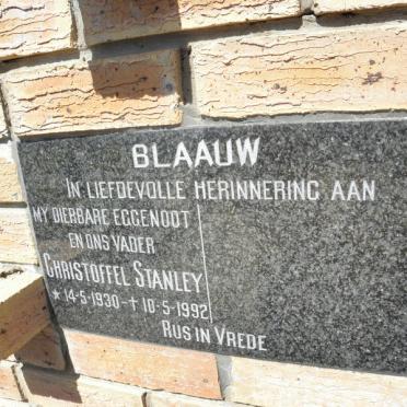 BLAAUW Christoffel Stanley 1930-1992