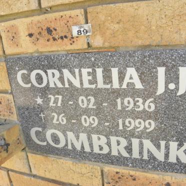COMBRINK Cornelia J.J. 1936-1999
