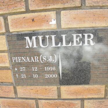 MULLER Pienaar S.J. 1916-2000