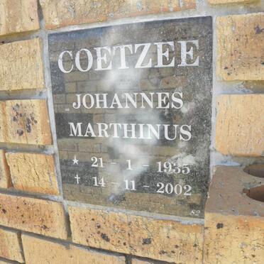 COETZEE Johannes Marthinus 1935-2002