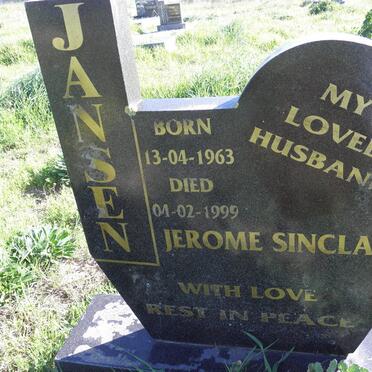 JANSEN Jerome Sinclair 1963-1999