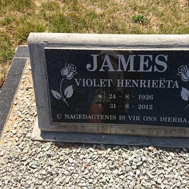 JAMES Violet Henrieëta 1926-2012