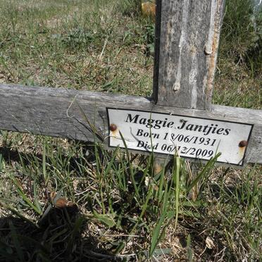 JANTJIES Maggie 1931-2009