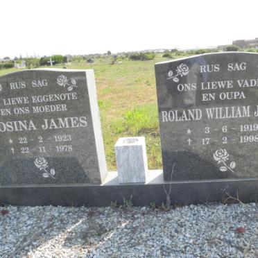 JAMES Roland William 1919-1998 &amp; Rosina 1923-1978